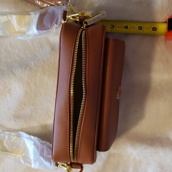 Joy Clean & Chic Saffiano Leather Crossbody Bag Plus Card Case - Picture 7 of 7